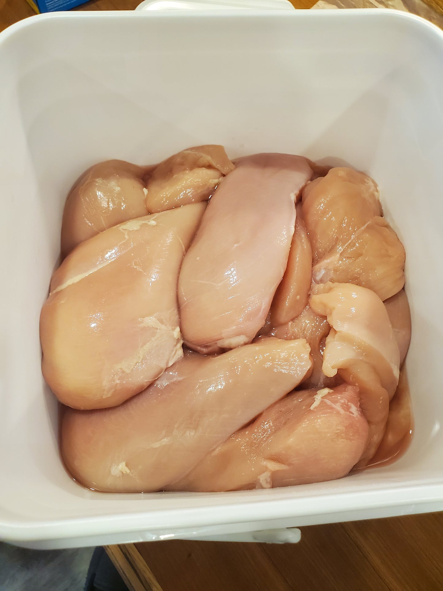 Poitrines de poulet nature