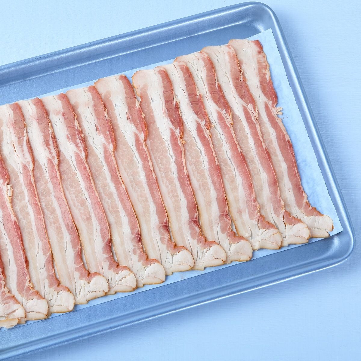 Bacon frais tranché étalé 22 tranches / 2'' ) fumé naturellement (Frais) 5KG